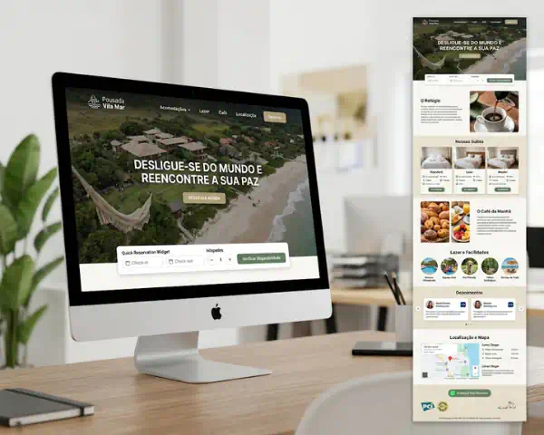 Criação de site para pousadas