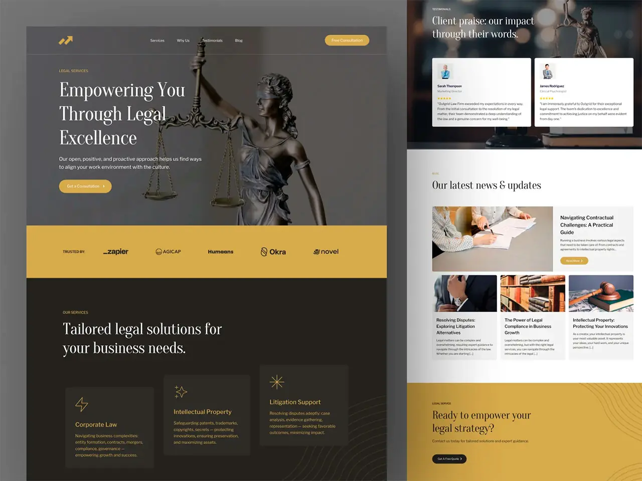 Site para Advogados